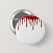 Falln Blood Tropfen White Button (Vorne & Hinten)