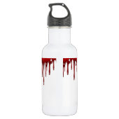 Falln Blood Tropfen White Edelstahlflasche (Rückseite)