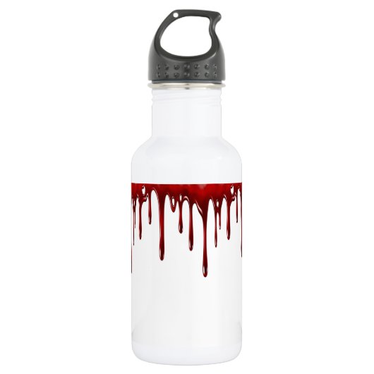 Falln Blood Tropfen White Edelstahlflasche (Vorderseite)