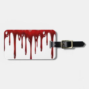 Falln Blood Tropfen White Gepäckanhänger