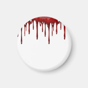 Falln Blood Tropfen White Magnet