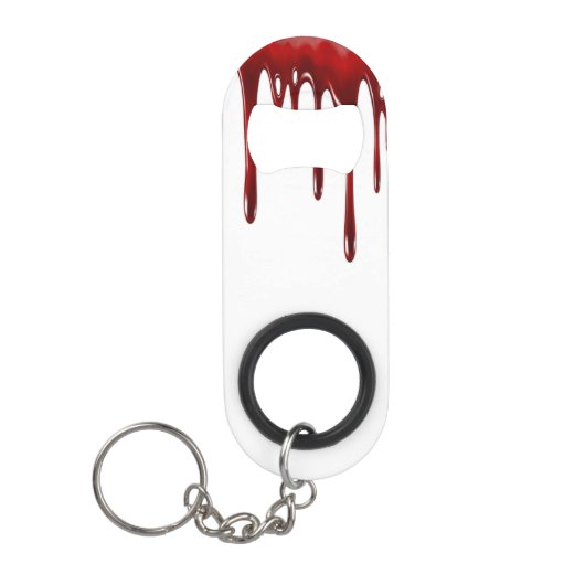 Falln Blood Tropfen White Mini Flaschenöffner (Vorderseite)