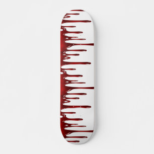 Falln Blood Tropfen White Skateboard