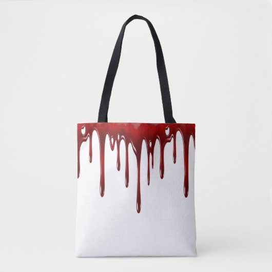 Falln Blood Tropfen White Tasche (Vorderseite)