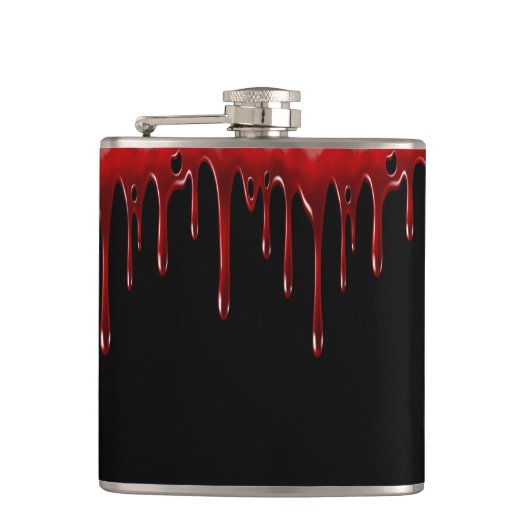 Falln Blood Tropfens Black Flachmann (Vorderseite)
