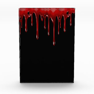 Falln Blood Tropfens Black Fotoblock