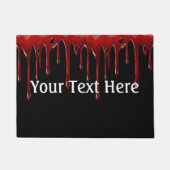 Falln Blood Tropfens Black Fußmatte (Vorderseite)