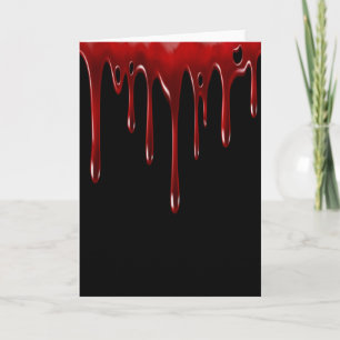 Falln Blood Tropfens Black Karte