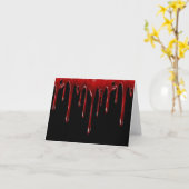 Falln Blood Tropfens Black Karte (Gelbe Blume)