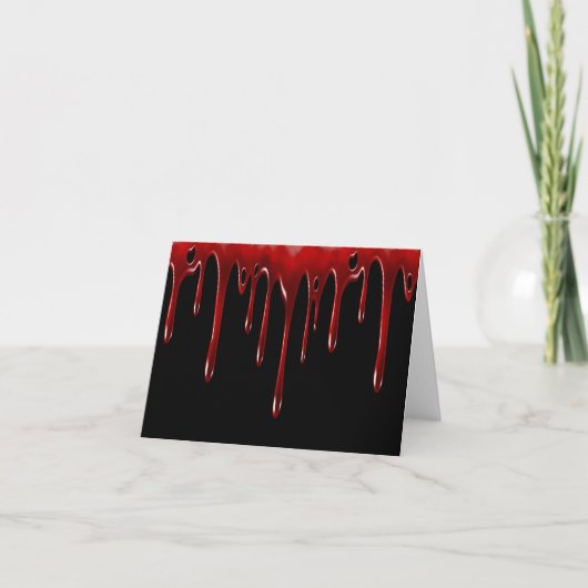Falln Blood Tropfens Black Karte (Vorderseite)