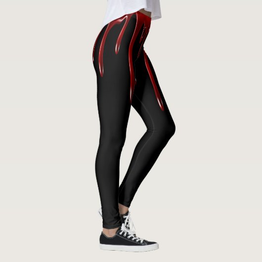 Falln Blood Tropfens Black Leggings (Rechts)
