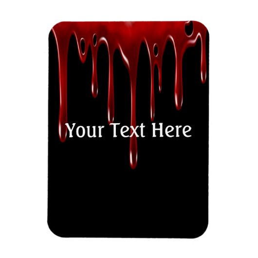 Falln Blood Tropfens Black Magnet (Vertikal)