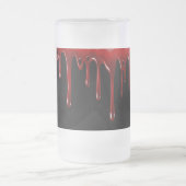 Falln Blood Tropfens Black Mattglas Bierglas (Mittel)