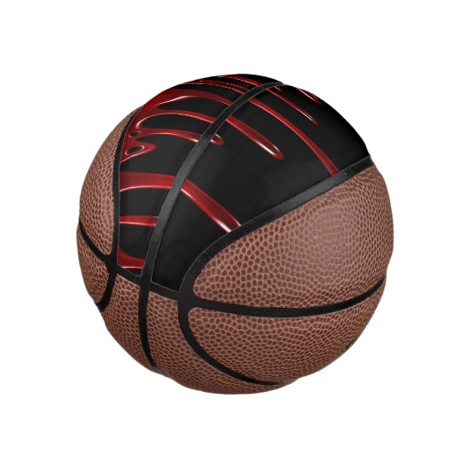 Falln Blood Tropfens Black Mini Basketball (angewinkelt)