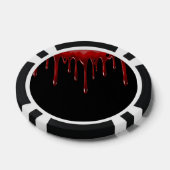Falln Blood Tropfens Black Pokerchips (Einzeln)
