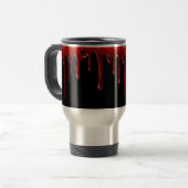 Falln Blood Tropfens Black Reisebecher (Vorderseite Links)