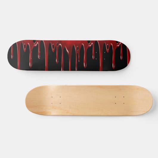 Falln Blood Tropfens Black Skateboard (Horizontal)