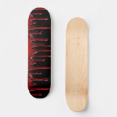 Falln Blood Tropfens Black Skateboard (Vorderseite)