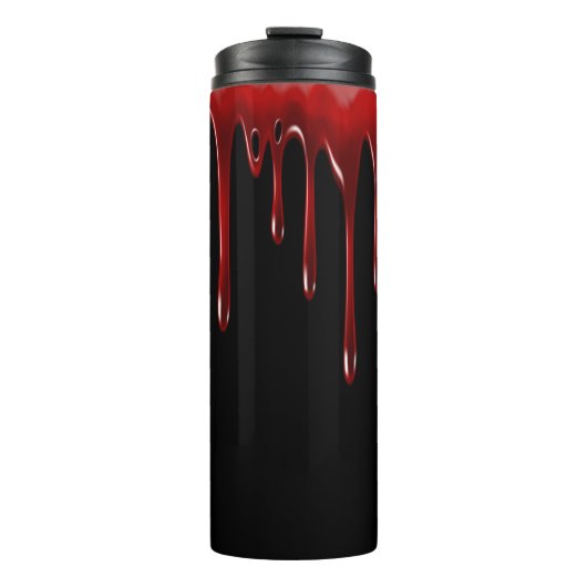 Falln Blood Tropfens Black Thermosbecher (Vorderseite)