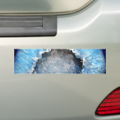 Falln Blue Crystal Geode Autoaufkleber (Auf Auto)