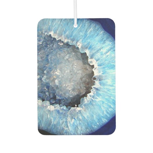 Falln Blue Crystal Geode Autolufterfrischer (Vorderseite)