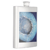 Falln Blue Crystal Geode Flachmann (Rechts)