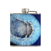 Falln Blue Crystal Geode Flachmann (Rückseite)