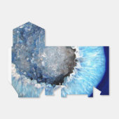 Falln Blue Crystal Geode Geschenkschachtel (Ungefaltet)