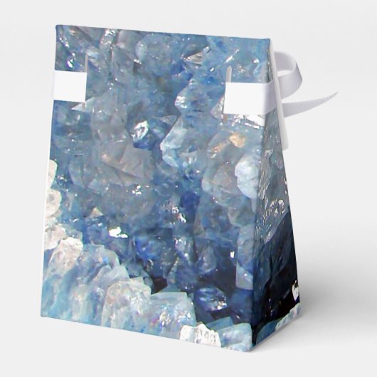 Falln Blue Crystal Geode Geschenkschachtel (Rückseite)