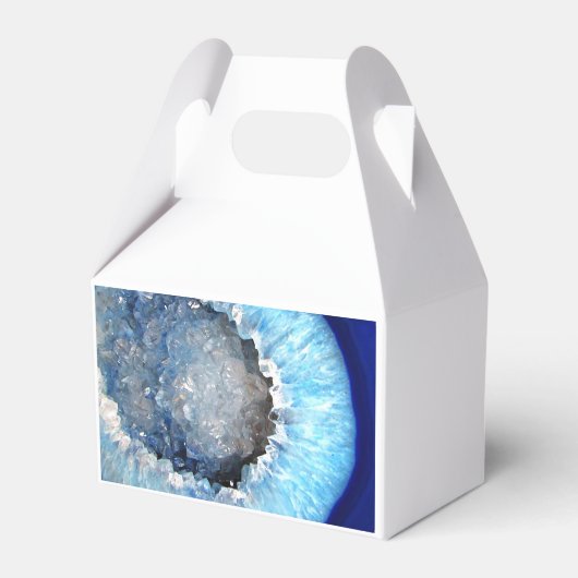 Falln Blue Crystal Geode Geschenkschachtel (Rückseite)