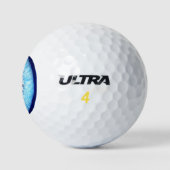 Falln Blue Crystal Geode Golfball (Logo)