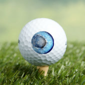 Falln Blue Crystal Geode Golfball (Insitu T-Shirt)