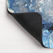 Falln Blue Crystal Geode Mousepad (Ecke)