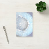 Falln Blue Crystal Geode Post-it Klebezettel (Büro)