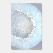Falln Blue Crystal Geode Post-it Klebezettel (Vorderseite)
