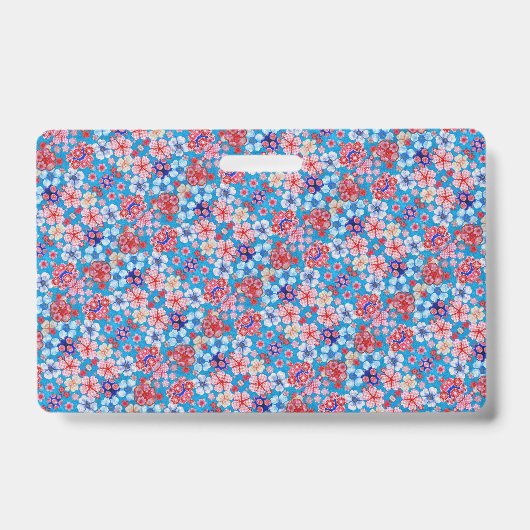 Falln Blue Floral Ausweis (Vorderseite)