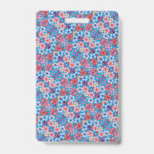 Falln Blue Floral Ausweis (Rückseite)