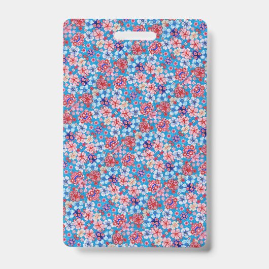 Falln Blue Floral Ausweis (Vorderseite)