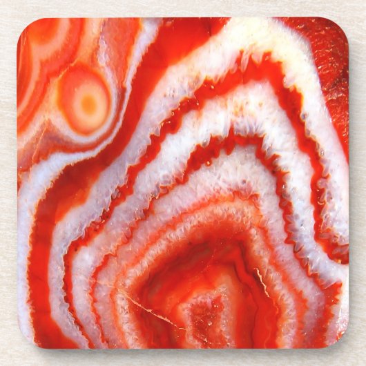 Falln Blut Orange Agate. Getränkeuntersetzer (Vorderseite)
