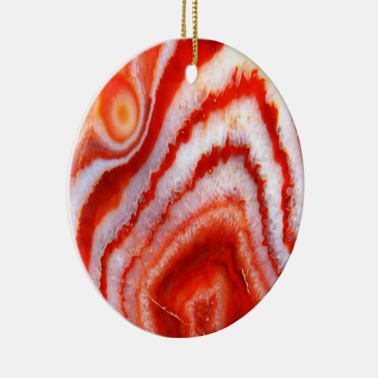 Falln Blut Orange Agate. Keramikornament (Rechts)