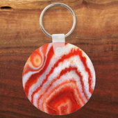 Falln Blut Orange Agate. Schlüsselanhänger (Vorderseite)