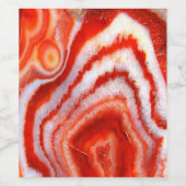 Falln Blut Orange Agate. Weinetikett (Einzelnes Label)