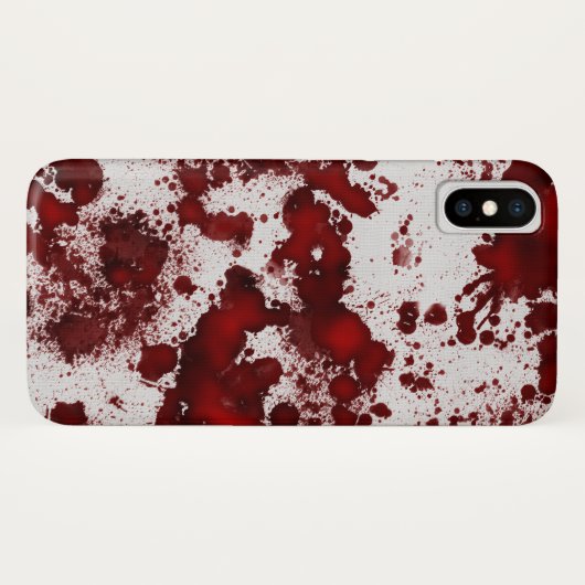 Falln Blut-Spritzer Case-Mate iPhone Hülle (Rückseite (Horizontal))
