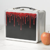 Falln Blut-Tropfen Metall Lunch Box (Beispiel)