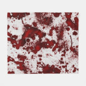 Falln Blutflecken Fleecedecke (Vorderseite (Horizontal))