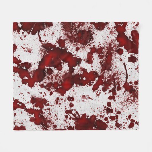 Falln Blutflecken Fleecedecke (Vorderseite (Horizontal))