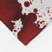 Falln Blutflecken Fleecedecke (Ecke)