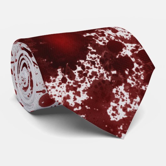 Falln Blutflecken Krawatte (Gerollt)