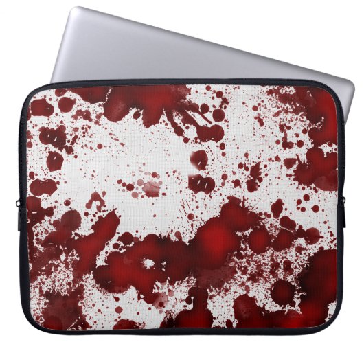 Falln Blutflecken Laptopschutzhülle (Vorderseite)