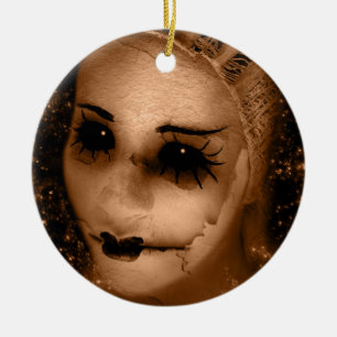 Falln Broken Pierrot Keramik Ornament